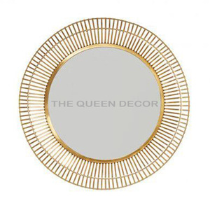 Luxurious Handmade Designer Top Selling <b>Silver</b> Color <b>Wall</b> <b>Mirror</b> Frame Customizable Size Use Hotel & Office Household Usage - Product Image 2
