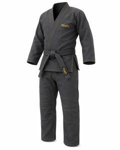 Kimono de judo Force 2 Win pour homme, noir, en coton, uniforme d'arts martiaux, séchage rapide, coutures invisibles, durable, coupe classique, taille adulte, pas cher - Product Image 1