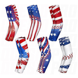 Manchons de compression pour jeunes sportifs, pour le baseball et le basketball, protection solaire, antidérapants, respirants et élastiques - Product Image 1