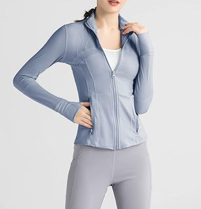 Hot Selling Women <b>Yoga</b> <b>jackets</b> in top quality anti wrinkle anti shrink comfortable Women <b>Yoga</b> <b>jackets</b> in affordable price - Product Image 4