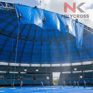 Toiture temporaire extra épaisse pour stade, imperméable et ignifuge, pour utilisation en extérieur, pour les événements et les infrastructures sportives - Product Image 3