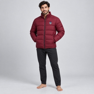 Veste matelassée pour homme en gros, conçue avec une isolation de qualité, tissu résistant à l'eau, coupe confortable, construction durable - Product Image 1