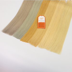 Bundles de trame d'extensions de cheveux humains droits soyeux avec fermeture à lacet large gamme de longueurs couleurs 45% plus long rapport - Product Image 4