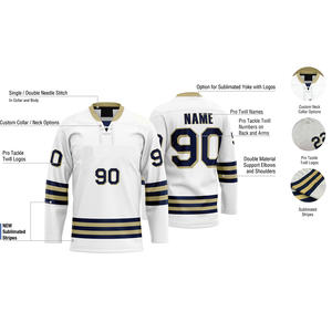 Camiseta de Hockey sobre Hielo Ligera de Malla para Verano, Personalizada con el Logotipo del Equipo, Control de Humedad, Uniforme Deportivo para Entrenamiento, Unisex - Product Image 5