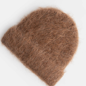 Factory Direct Heavyweight Cable Knit <b>Slouch</b> <b>Beanie</b> Soft Warm Hat OEM Custom Logo Chunky Slouchy <b>Beanie</b> Hand Knit Style - Product Image 3