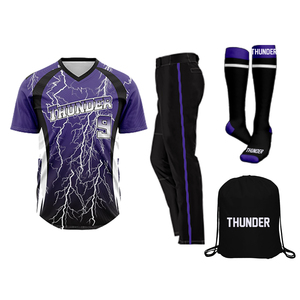 Ensemble uniforme de baseball personnalisé en gros, vert et jaune, maillot et pantalon en mesh, nom et numéro d'équipe personnalisés, uniforme scolaire de baseball sur mesure - Product Image 3
