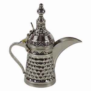 Cafetera Árabe de Lujo Dallah, Servidor de Café Árabe de Acero Inoxidable Dorado y Plateado, Cafetera Tradicional de Oriente Medio para Majli - Product Image 4