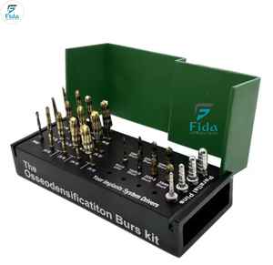Kit de Fresas Dentales FIDA para Osteodensificación, Taladros Manuales de Acero Inoxidable para Implantes, Levantamiento de Senos, Cirugía Dental, Implantes Óseos - Product Image 1