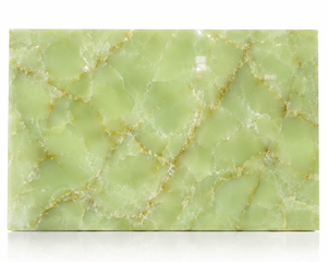 Dalle de marbre onyx vert clair, panneau de pierre polie, plaque décorative naturelle moderne 40x40 pour mur et plan de travail Impex Pakistan - Product Image 5