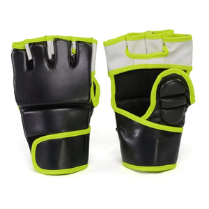 Rahsal Industries MMA Kick Boxing Half Finger Unisex Leather Training Gloves with for Closure and Customized Packaging - Product Image 6