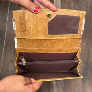 กระเป๋าคลัทช์หนังวัวสำหรับผู้หญิงแฟชั่นขายดีกระเป๋าใส่บัตรเครดิตหนังแท้สั่งทำ - Product Image 6