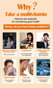 Tabletas Multivitamínicas Wins Town GMP para Adultos con Hierro, en Stock, Venta al por Mayor, 60 Unidades, Mejora la Inmunidad - Product Image 6