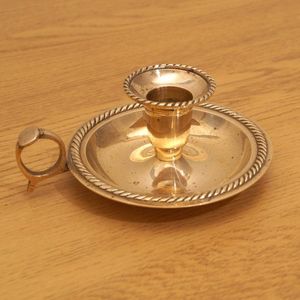 Premium Handmade Brass Candle <b>Stand</b> with Solid Round Base Antique Gold Finish Elegant Home Decor Wedding Table Centerpiece Gift - Product Image 6