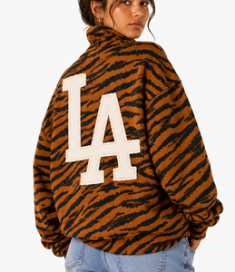 Sweat-shirt à capuche oversize en tricot pour femme, 100% coton, écologique, hiver, manches courtes, OEM ODM - Product Image 2