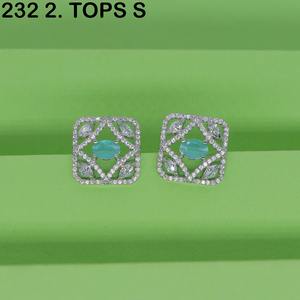 Pendientes Clásicos de Plata de Ley MIJ para Mujer, Pendientes Finos de Plata de Ley AD, Pendientes Geométricos de Plata de Ley - Product Image 6