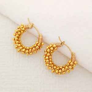 Handmade <b>Resin</b> Beaded <b>Earring</b> Set for Women Artisan Jewelry Fashion Accessories TCE Brand Model Tce00 Wholesale Export Quality - Product Image 3