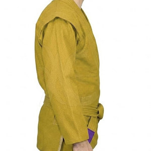 Conjunto Deportivo de Uniforme de Sambo al por Mayor, Equipo de Competición Duradero con Cuello Reforzado, Costuras Reforzadas y Ajuste Atlético Cómodo - Product Image 5