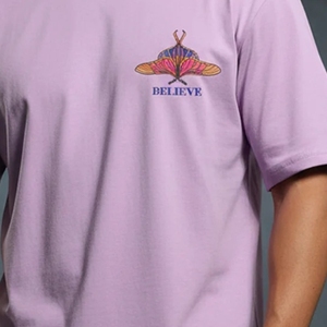 Camisetas YITE con hombros caídos y estampado personalizado, camisetas lisas de corte holgado de 250 g/m², camisetas extragrandes para hombre, 100 % algodón, camiseta básica. - Product Image 3