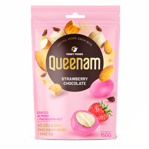 Factory Direct Supply HALAL OEM/ODM High Quality Dragee <b>Chocolate</b> Strawberry <b>Chocolate</b> Coated Almond Macadamia Nuts 150G Hot - Product Image 1