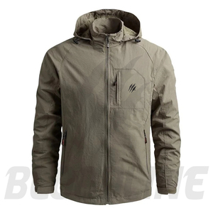 Men's Color Blocking Eco-Friendly <b>Waterproof</b> Breathable Windproof Quick Dry Puffer <b>Jacket</b> Zipper Closure Formal Winter Regular - Product Image 4