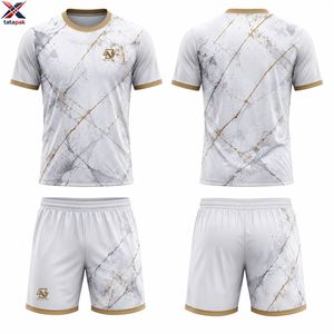Conjunto de Camiseta y Pantalones Cortos de Fútbol de Calidad de Exportación, Hechos de Tela de Poliéster Interlock, para Equipos Deportivos Unisex para Adultos, OEM - Product Image 4