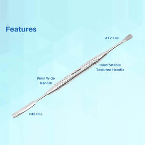 Double Ended Bone File Stainless Steel Finish Polish Cross Cut <b>Surgical</b> <b>Orthopedic</b> Bone File Dental <b>Surgical</b> <b>Instruments</b> - Product Image 5