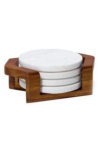 Sous-verres et sets de table modernes en bois et marbre pour la protection des surfaces et la décoration intérieure - Product Image 2