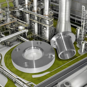 ASME SS 304 bride de joint de recouvrement forgé à haute température bride de tuyau à enfiler en acier inoxydable pour l'industrie pétrochimique - Product Image 3