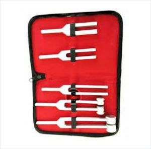 Diapasones Manuales de Acero Inoxidable 128hz 256hz 512hz 1024hz 2048hz, Set Médico de Chakra, Ponderados y Sin Ponderar, 5 Piezas, Negros, Reutilizables - Product Image 2