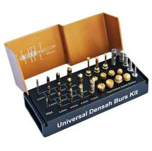 NABSONS ENTERPRISES Kit de Brocas Manuales para Osteodensificación de Implantes Dentales, Compatible con Burs, Color Plata NE-0D107 - Product Image 2