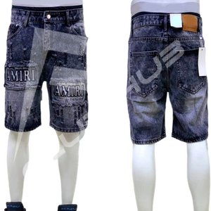 เสื้อยืดแขนสั้นผู้ชายแบบสั่งทำ ปักลายสไตล์วินเทจ กอธิค ขาดๆ แบบยืดได้ น้ำหนักเบา สำหรับฤดูร้อน ขายส่งจากปากีสถาน น่ารัก 100% - Product Image 2