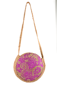 Bolso Tote de Yute y Algodón Ecológico, Diseño Bohemio Indio, con Correa de Hombro y Cierre de Cremallera, para Viaje, Tendencia 2026 - Product Image 4