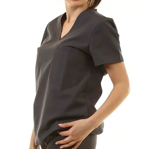 Premium Quality Customized Unisex Medical <b>Scrub</b> Shirts-Lightweight <b>Top</b> Trending Best Design OEM Service for Hospital Use - Product Image 4