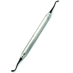 Raspador Dental Manual con Empuñadura Moleteada Plateada, Instrumento Clase I, Shuja Surgico - Product Image 2