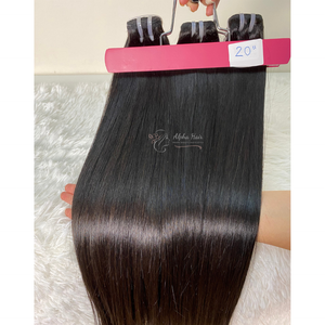 14 pouces Cuticule Aligné Disponible Luxueux Must Have Bone Extensions de Cheveux Raides Un Donateur Naturel Vietnamien Perruques de Cheveux Bruts - Product Image 2