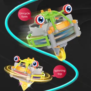 Nuovo assemblaggio di interessanti giocattoli educativi per bambini bicchiere magico monociclo Robot giocattoli elettrici Tightrope Walker Balance Car