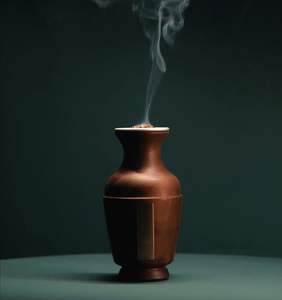 Estilo árabe Ramadán madera acrílico Bakhoor quemador decoración del hogar vidrio árabe Mubkhar incensario Oud quemador - Product Image 2