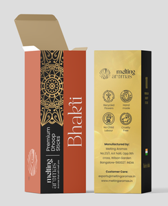 Incienso Indio BHAKTI PREMIUM en Polvo de Madera Aromática, 100% Natural, Orgánico y Ecológico, para Todas las Estaciones - Product Image 1