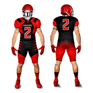 Tenues d'équipe de lycée pour entraînements et matchs, kits de football pour hommes et jeunes, entièrement imprimés par sublimation, uniformes de football américain - Product Image 6