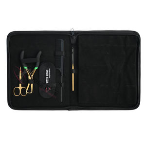 Kit de Herramientas para Extensiones de Cabello Stylist Gold: Removedor de Cuentas, Gancho para Extraer Cabello, Tijeras Mini para Cortar Hilo, Peine de Cola y Rodillos de Velcro - Product Image 5