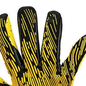 Gants de gardien de but de football professionnels 2025, haute qualité, respirants, légers, imperméables, en cuir latex, OEM ODM, enfants, NOIR - Product Image 3