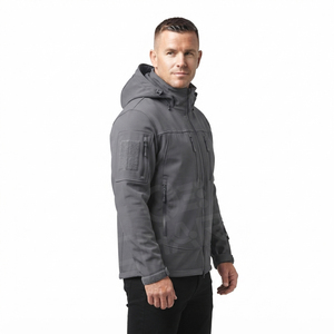 Chaqueta Softshell Táctica Impermeable y Transpirable para Hombre, Personalizada con Logotipo, para Senderismo - Product Image 3