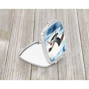 Pelican Diving <b>Compact</b> Travel Makeup <b>Mirror</b> Folding Handheld Pocket Decorative <b>Mirror</b> for Women and Girls Gift - Product Image 2