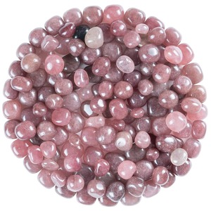 Piedras de Cuarzo Rosa Pulimentadas en Forma de Círculo para Decoración del Hogar, Piedras de Cristal Feng Shui, Material Artesanal de Piedras Preciosas Duraderas - Product Image 1