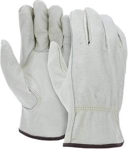 Gants de travail en cuir de chèvre de qualité supérieure, idéaux pour la construction, l'industrie et l'usage personnel - Product Image 3