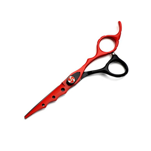 Ciseaux de barbier revêtus de titane, finition élégante, outil de coupe haute performance, service OEM disponible, design unique, équipement de salon - Product Image 2