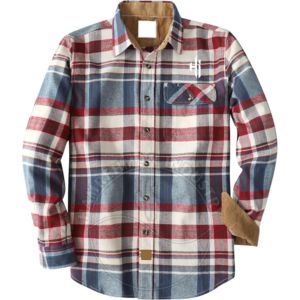 Camisa de Franela a Cuadros Verde para Hombre, Manga Larga, Cuello Clásico, Botones, Bolsillos en el Pecho, Algodón de Calidad con Diseño de Dibujos Animados - Product Image 5