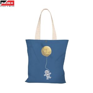 Bolsa de compras reutilizable asequible, ligera, de lona, duradera, ecológica, para compras diarias y viajes. - Product Image 1