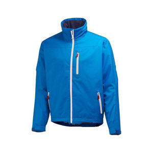 Veste sportive coupe-vent bleue pour homme avec col montant et fermeture éclair, coupe classique, pour l'automne - Product Image 1