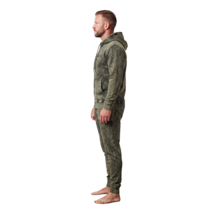 Men's Regular Fit Acid Wash Tracksuit Breathable Running Training <b>Jogger</b> <b>Set</b> Casual Fitness Sportswear Winter Outfit - Product Image 3